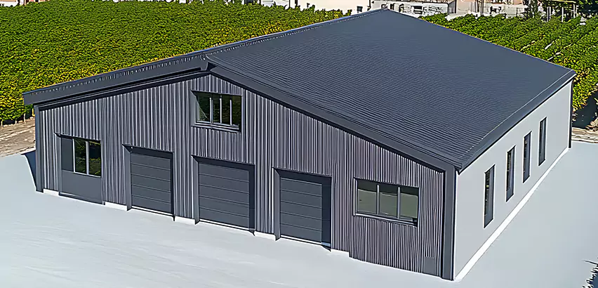 Corrugated Garage Roof Repair in Vernon Hills