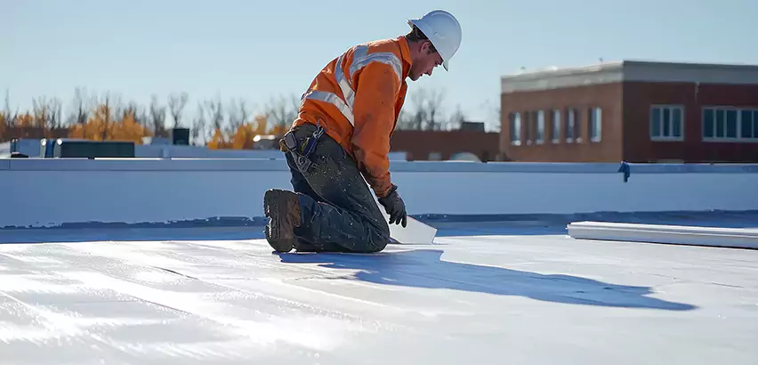 Flat Roof Drain Installation in Vernon Hills
