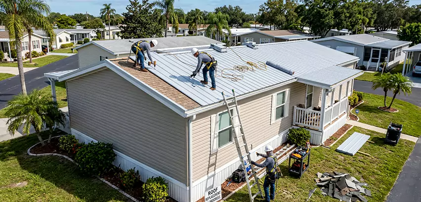 Mobile Home Metal Roof Replacement in Vernon Hills
