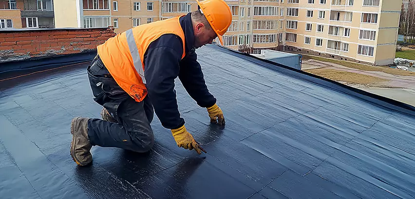 Residential TPO Roof Repair in Vernon Hills
